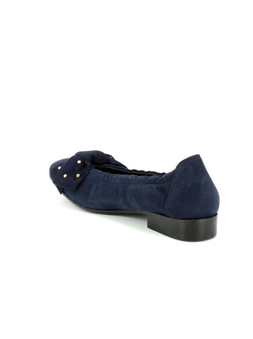 ballerina da donna in camoscio blu CARLA ORTI | T704Y